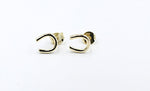 9ct Gold Horseshoe stud Earrings 5ER0747