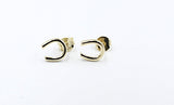 9ct Gold Horseshoe stud Earrings 5ER0747