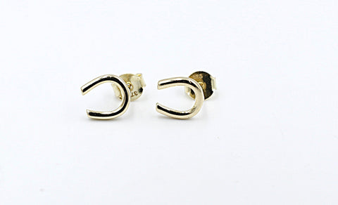 9ct Gold Horseshoe stud Earrings 5ER0747