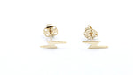 9ct Gold Lighting Stud Earrings 5ER0756