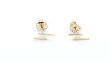 9ct Gold Lighting Stud Earrings 5ER0756