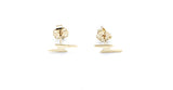 9ct Gold Lighting Stud Earrings 5ER0756