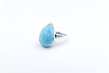 Stg Silver Arizonan Turquoise ring SYR8213