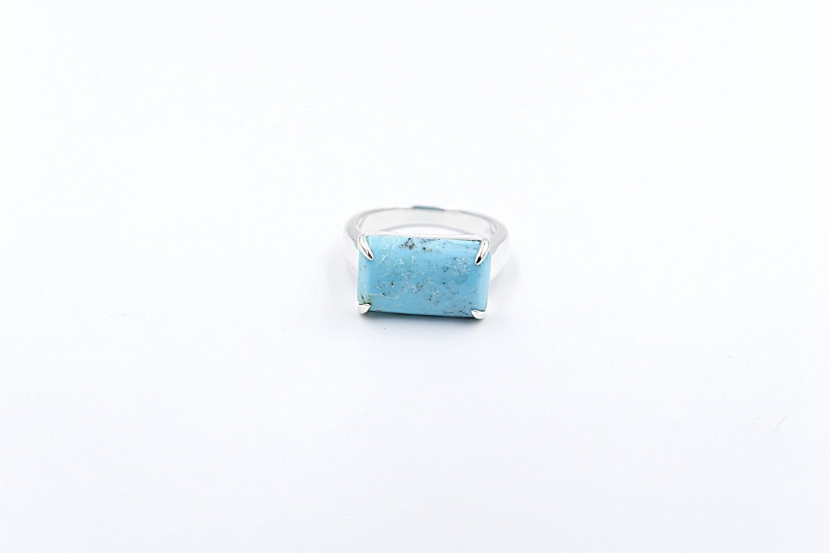 Stg Silver Arizonan Turquoise ring SYR8225