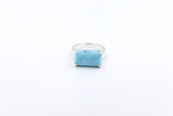 Stg Silver Arizonan Turquoise ring SYR8225