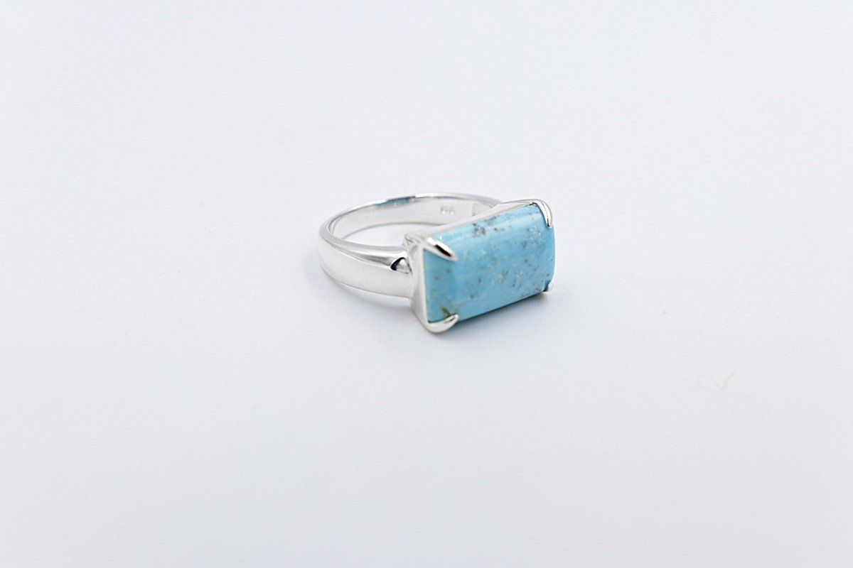 Stg Silver Arizonan Turquoise ring SYR8225