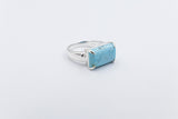 Stg Silver Arizonan Turquoise ring SYR8225