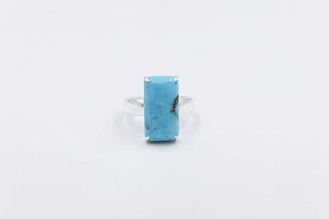 Stg Silver Arizonan Turquoise ring SYR8212
