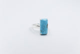 Stg Silver Arizonan Turquoise ring SYR8212