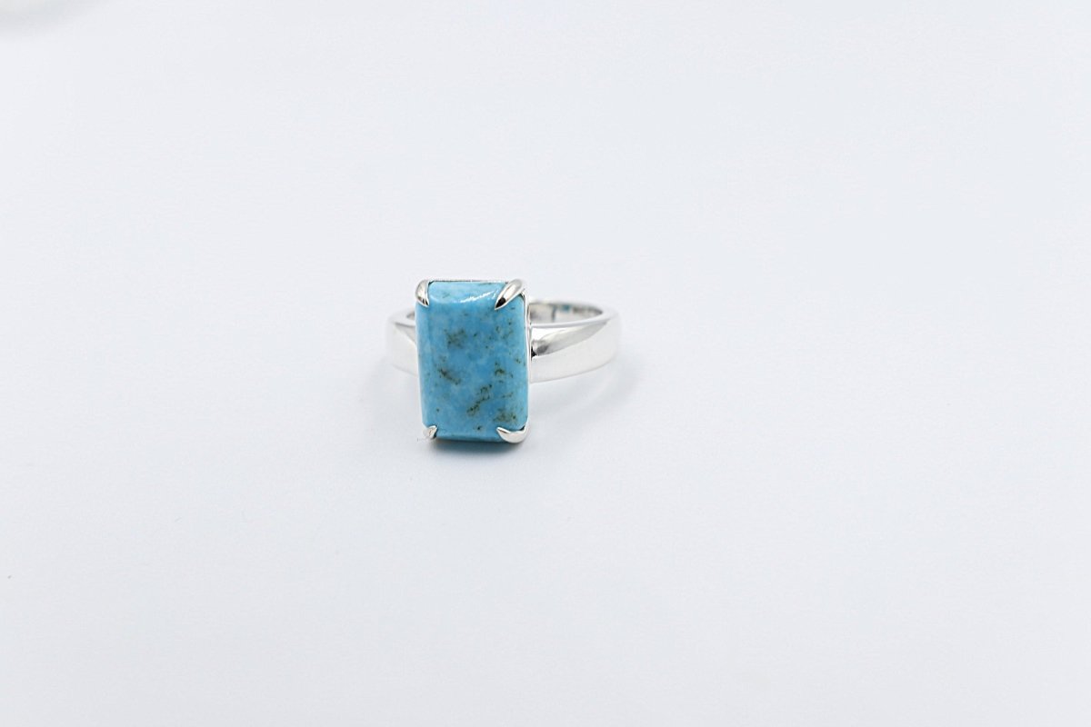 Stg Silver Arizonan Turquoise ring SYR8211