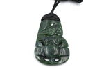 New Zealand Greenstone Polished Hei Tiki Toki NTI900