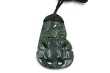 New Zealand Greenstone Polished Hei Tiki Toki NTI900