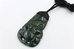 New Zealand Greenstone Polished Hei Tiki Toki NTI900