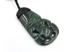 New Zealand Greenstone Polished Hei Tiki Toki NTI900