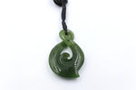 New Zealand Greenstone Twist Koru NTT201