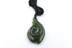 New Zealand Greenstone Fish Hook NTH301