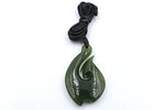 New Zealand Greenstone Fish Hook NTH301