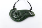 New Zealand Greenstone Koru Breast Plate NTB500