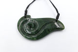 New Zealand Greenstone Koru Breast Plate NTB500
