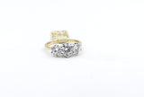 18ct Yellow Gold TDW 2.07ct Lab Grown Three Stone Diamond Ring