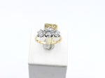 18ct Yellow Gold TDW 2.07ct Lab Grown Three Stone Diamond Ring