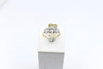 18ct Yellow Gold TDW 2.07ct Lab Grown Three Stone Diamond Ring