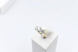 18ct Yellow Gold TDW 2.07ct Lab Grown Three Stone Diamond Ring