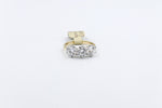 18ct Yellow Gold TDW 3.23ct Lab Grown Three Stone Diamond Ring