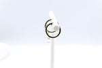 10kt Gold Lab Grown Diamond Huggies with Floating Diamond