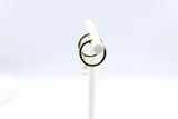 10kt Gold Lab Grown Diamond Huggies with Floating Diamond
