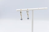 10kt Gold Lab Grown Diamond Floating Diamond Drops