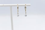 10kt Gold Lab Grown Diamond Floating Diamond Drops