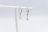 10kt Gold Lab Grown Diamond Floating Diamond Drops