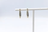 10kt Gold Lab Grown Diamond Huggies