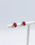 14ct Gold Ruby and Diamond Studs SKE33612