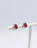 14ct Gold Ruby and Diamond Studs SKE33612