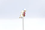 14ct Gold Ruby and Diamond Studs SKE33612