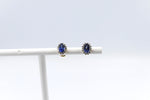 14ct Gold Sapphire and Diamond Studs SKE33612