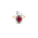 14ct Gold  Ruby & Diamond ring SKR32931R