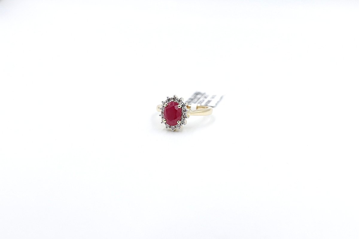 14ct Gold  Ruby & Diamond ring SKR32931R