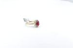 14ct Gold  Ruby & Diamond ring SKR32931R