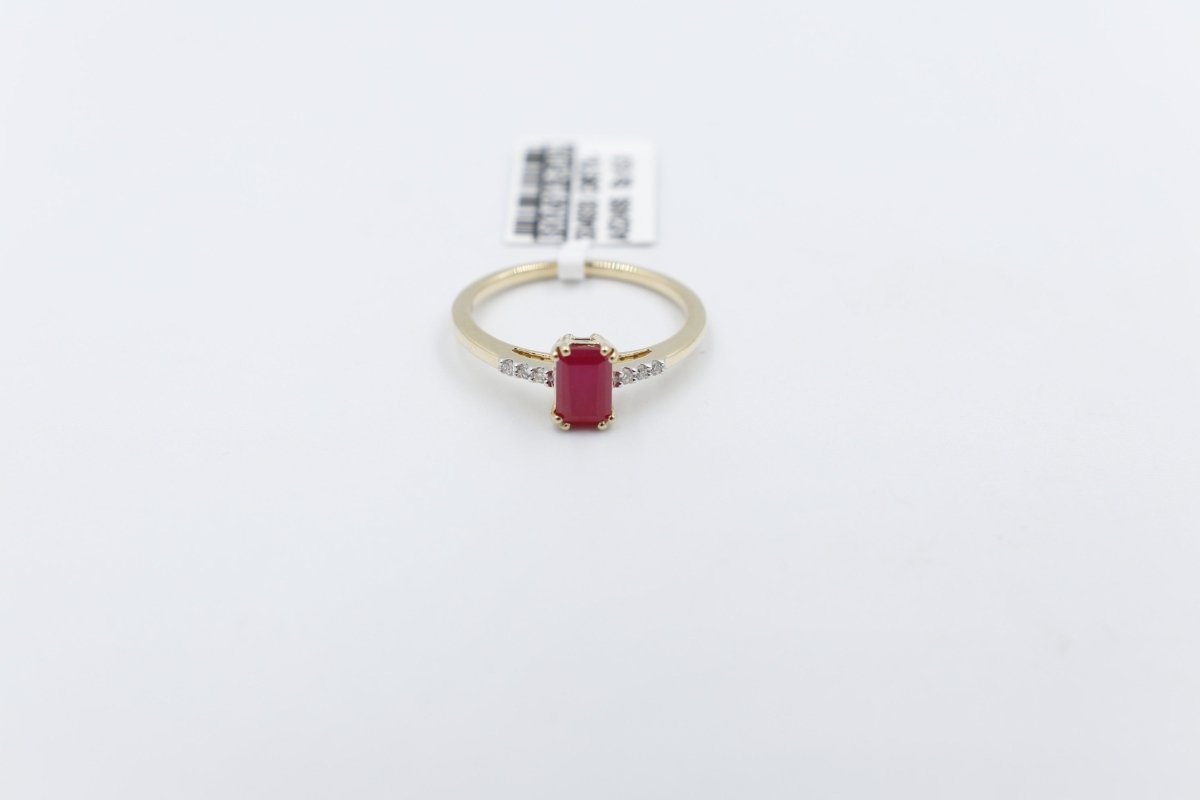 14K Ruby and Diamond Ring SKR40128R