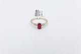 14K Ruby and Diamond Ring SKR40128R