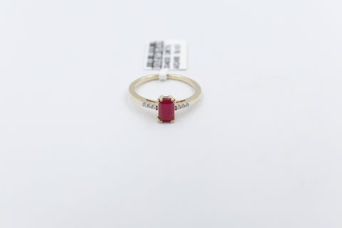 14K Ruby and Diamond Ring SKR40128R