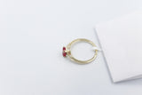 14K Ruby and Diamond Ring SKR40128R