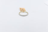 14K Yellow Gold Lab Diamond Eternity ring with 0.50ct LGR43067B