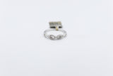 14ct White Gold Infinity ring SKR35511