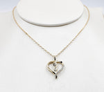 10K Gold Diamond Heart Pendent SKP46616