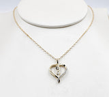 10K Gold Diamond Heart Pendent SKP46616