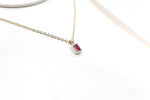 14K Gold Ruby & Diamond Pendent SKP42957R